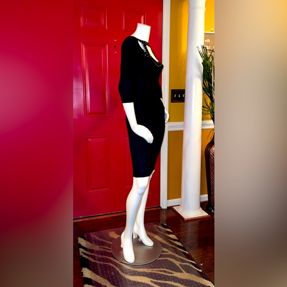 Cutout Bodycon Sweater Dress - Picture 4 of 7